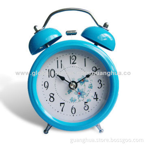 2014 Latest Design Digital Metal Alarm Clock with Light, Customized Dials Welcomed